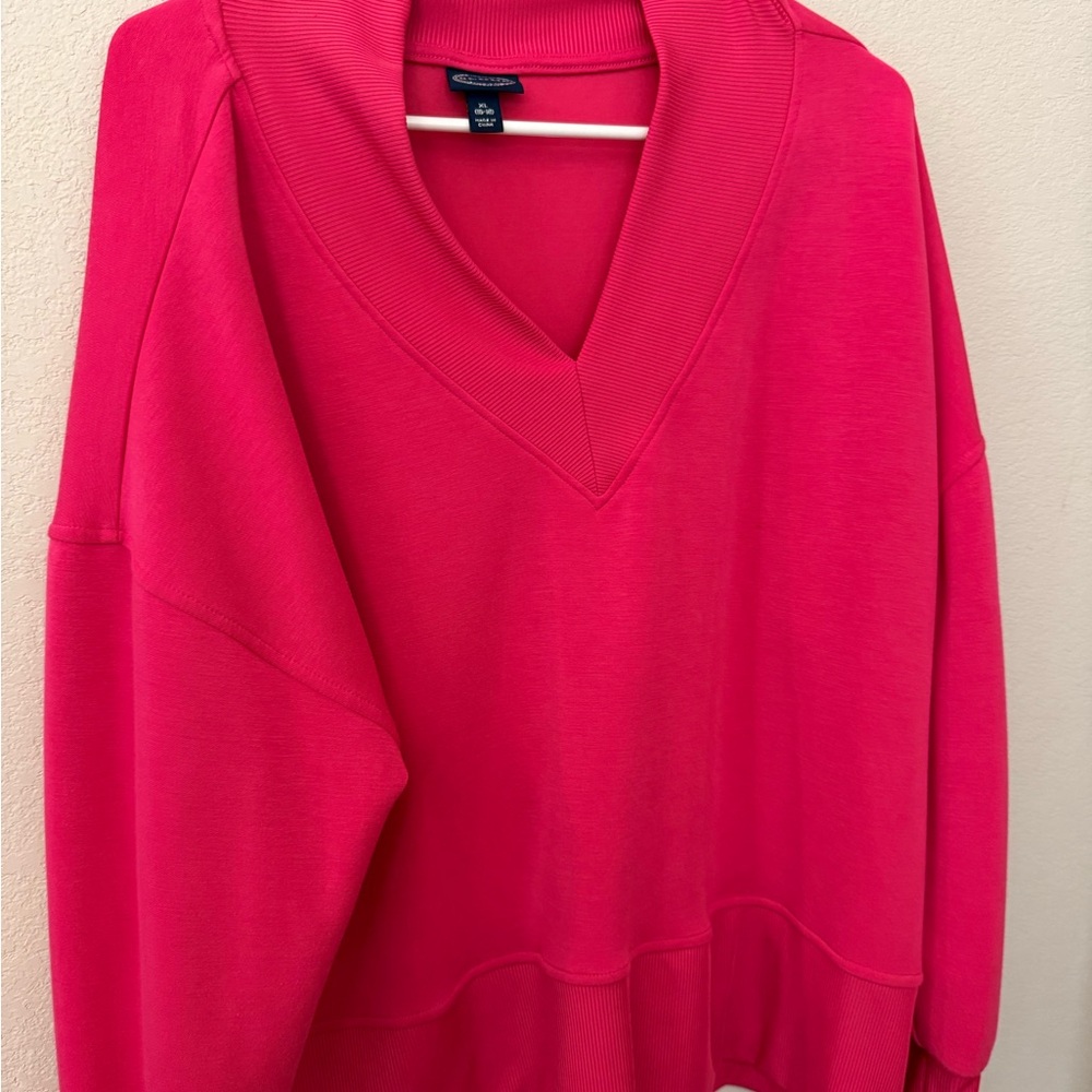 Walmart Scoop Scuba Knit Top